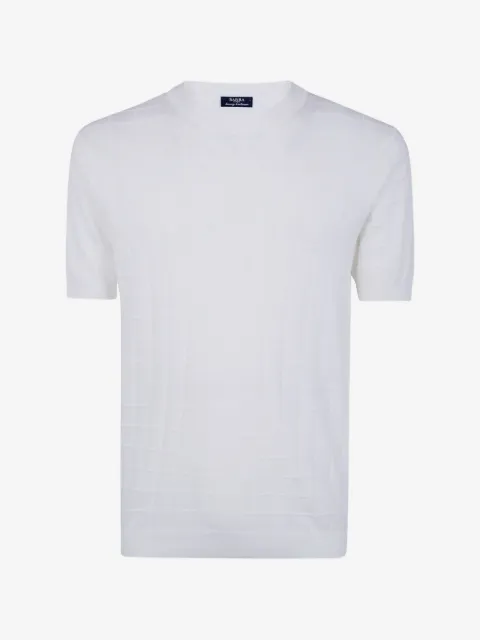 Barba waffle-knit T-shirt