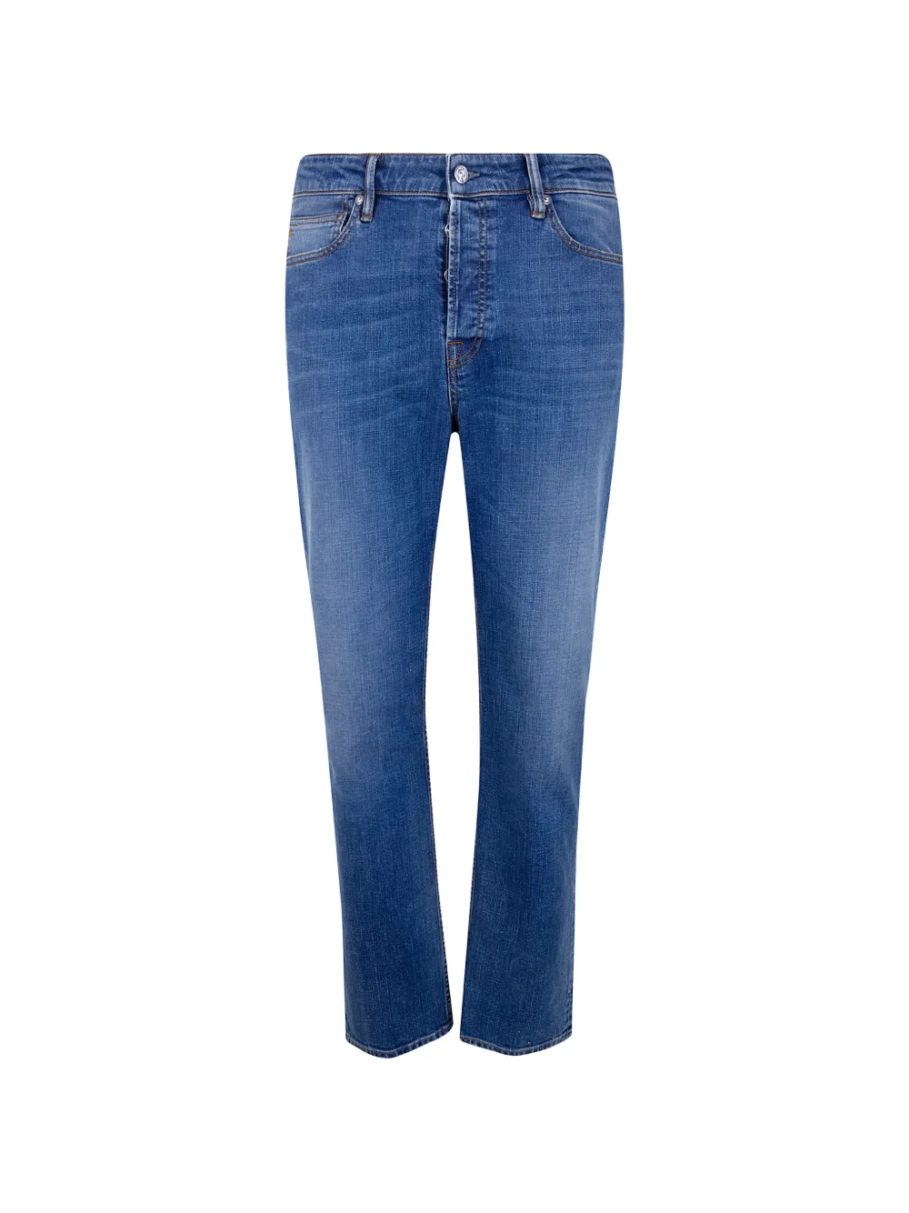 Nine In The Morning faded-effect jeans - Blu