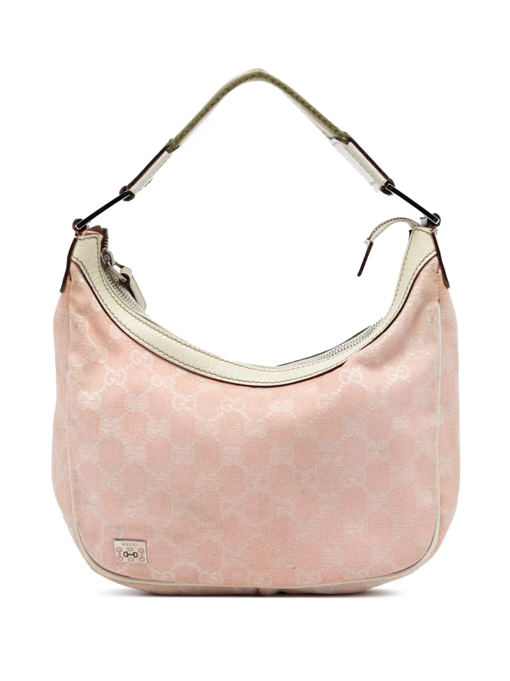 Gucci Pre-Owned 2000-2015 Small GG Canvas Web Pop shoulder bag - Rosa