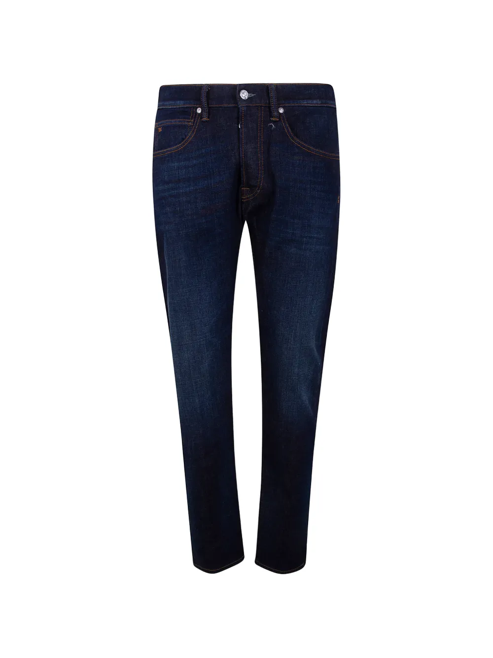 Nine In The Morning contrast-stitch jeans - Blu