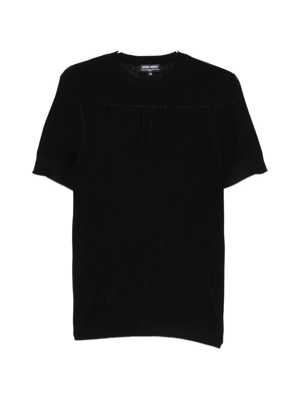 Antony Morato Manila ribbed T-shirt - Nero