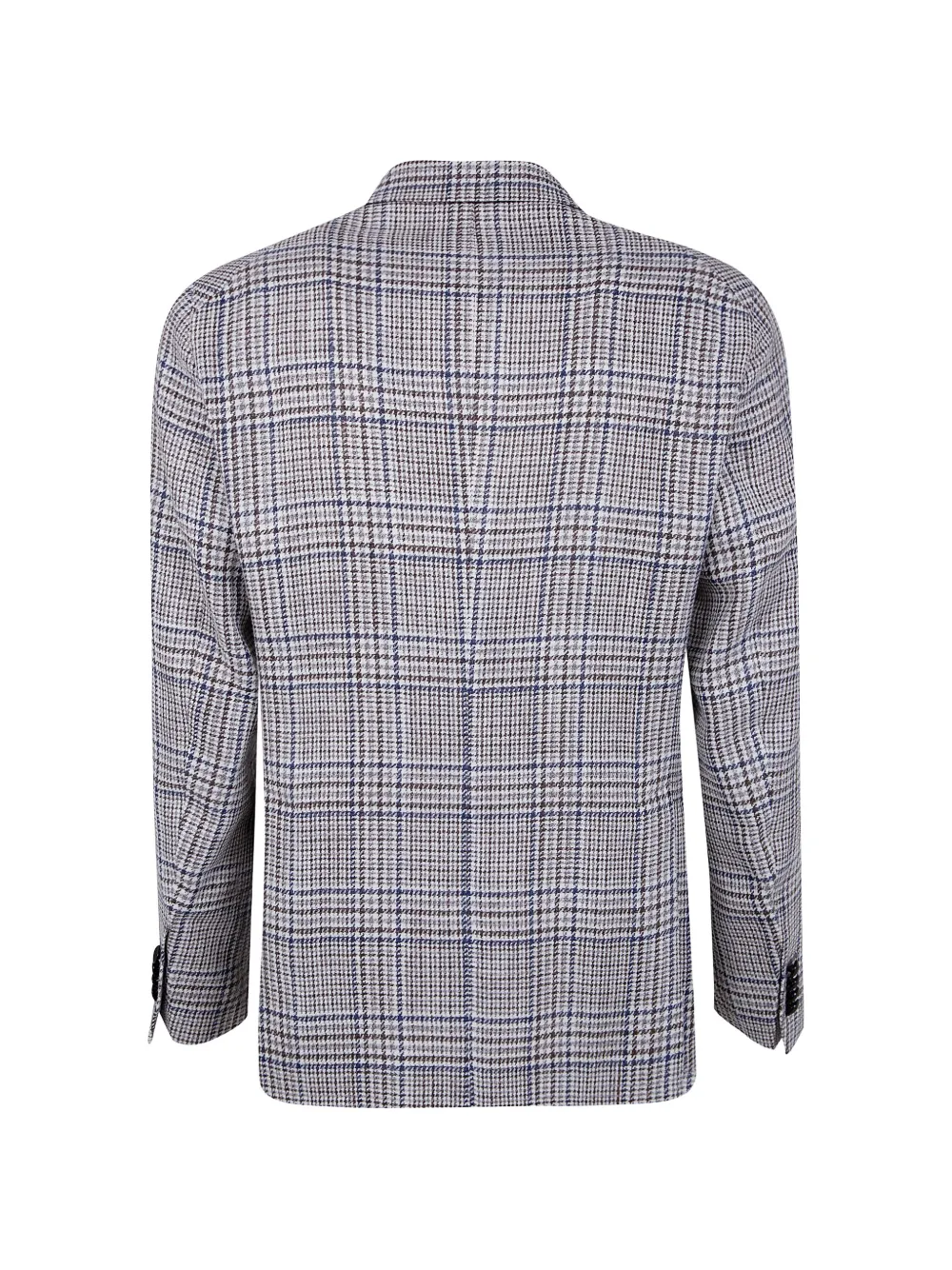 Tagliatore Prince of Wales geruite blazer met dubbele rij knopen Bruin