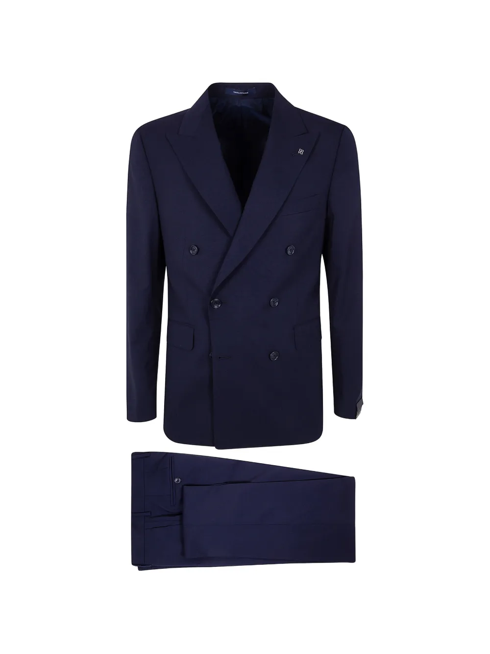 Tagliatore double-breasted wool suit - Blu