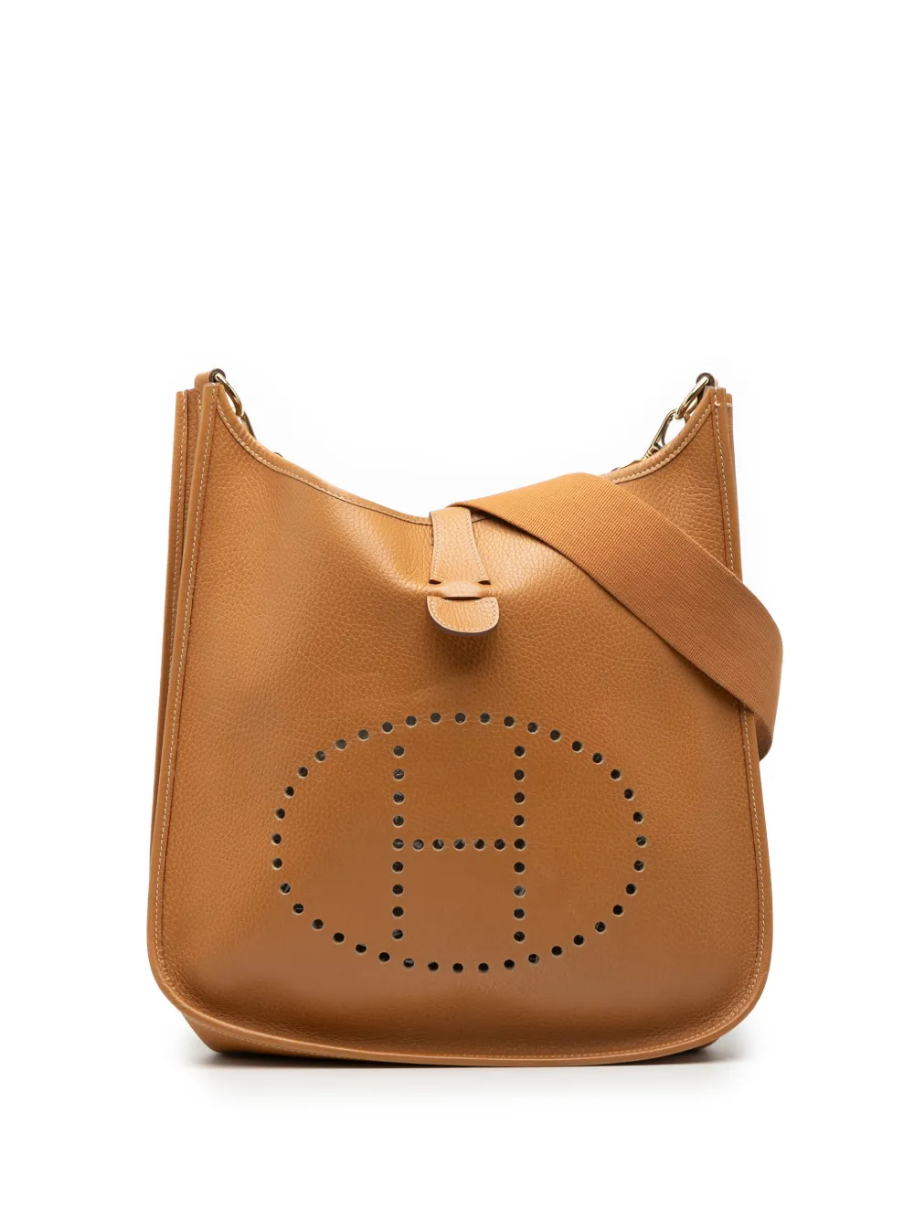 Hermès Pre-Owned 1996 Clemence Evelyne I 33 crossbody bag - Braun