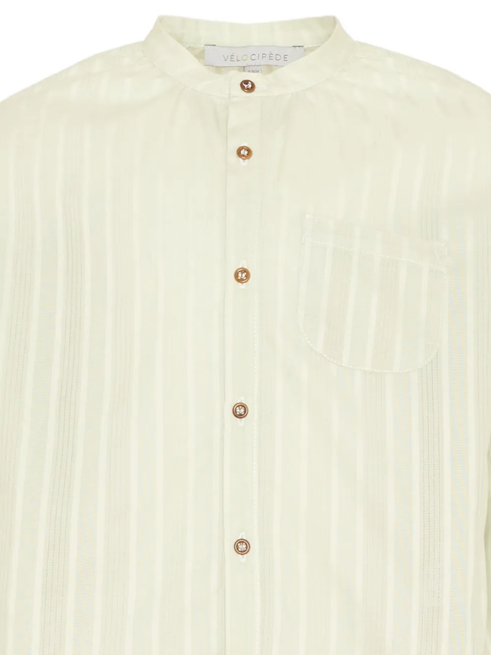  Vélocipède Striped Long-sleeve Shirt - Green 