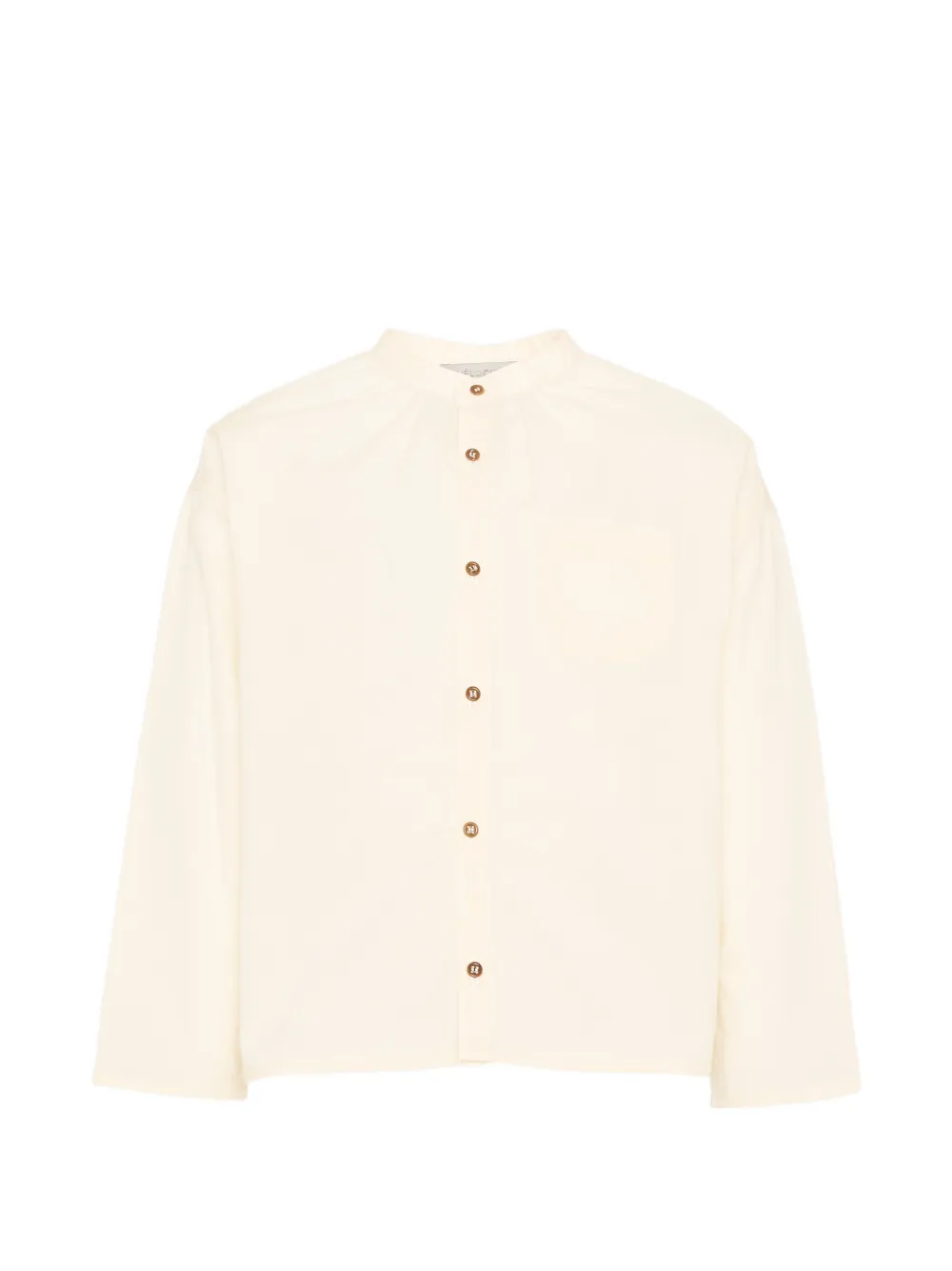 VÉLOCIPÈDE button-up long-sleeve shirt - Nude