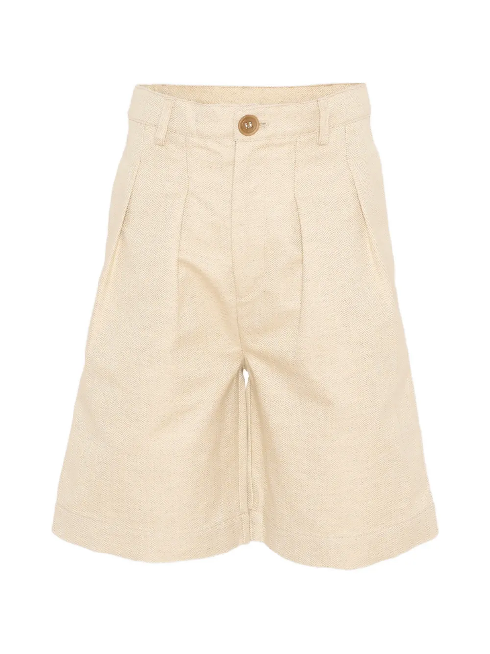VÉLOCIPÈDE pleated shorts - Nude
