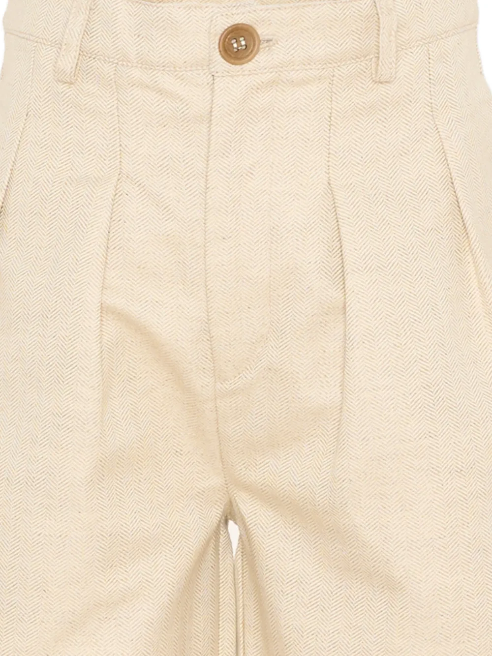  Vélocipède Pleated Shorts - Neutrals 
