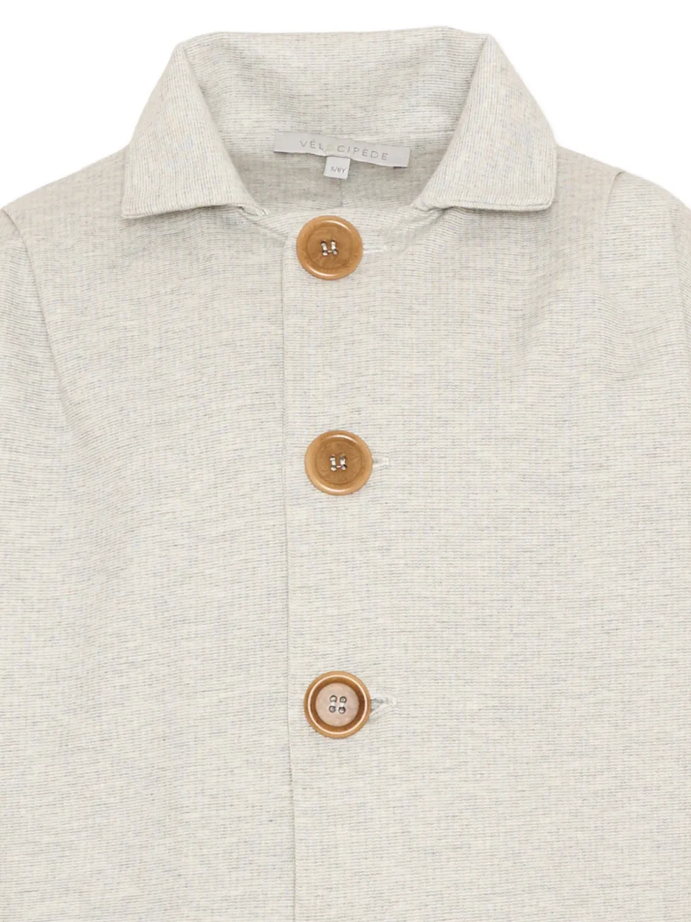  Vélocipède Button-up Short-sleeve Shirt - Neutrals 