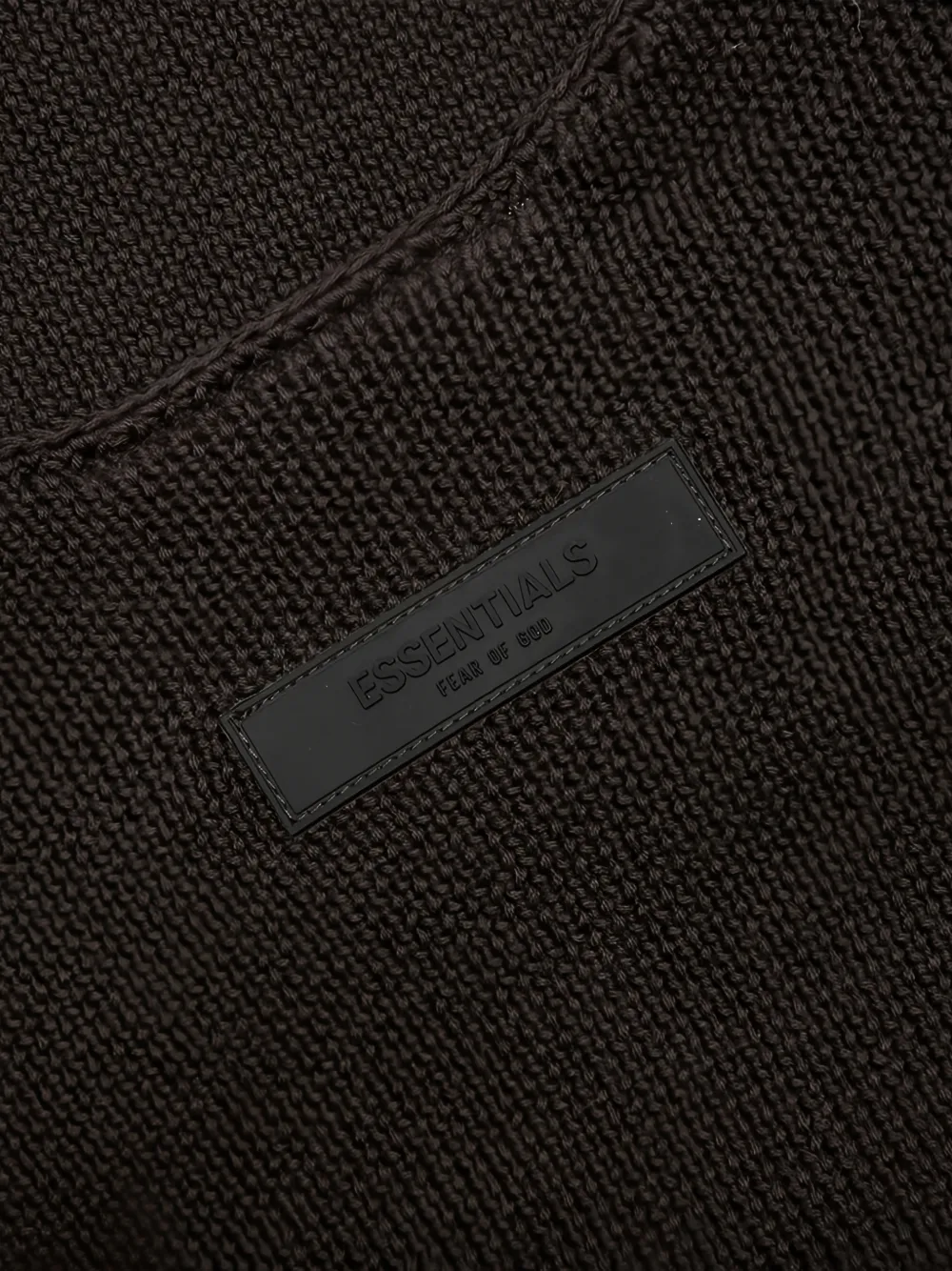 FEAR OF GOD ESSENTIALS KIDS Trui met logopatch Zwart