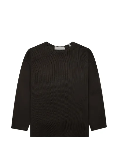 FEAR OF GOD ESSENTIALS KIDS suéter con parche del logo