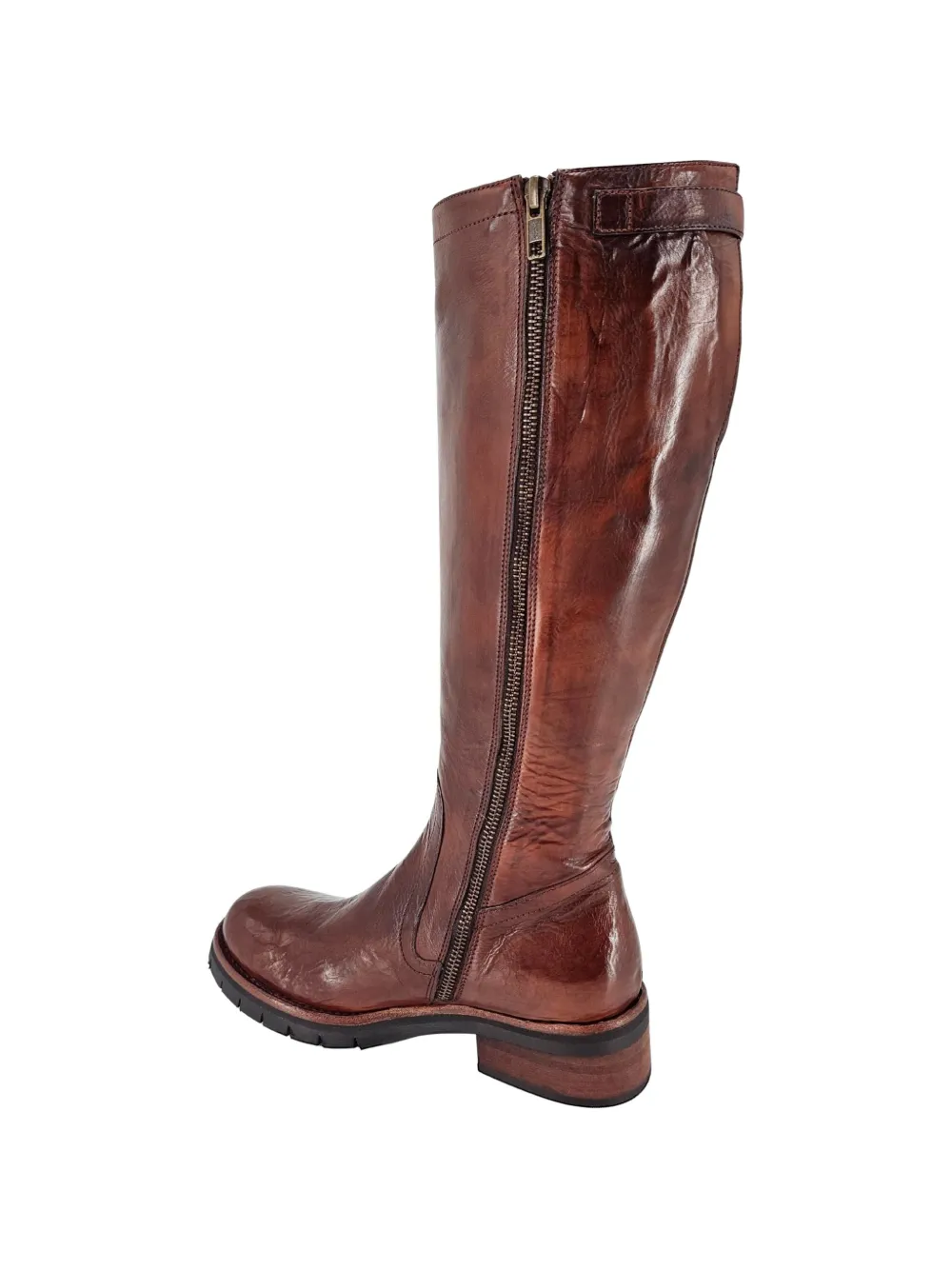 Madison.Maison Leren laarzen Bruin