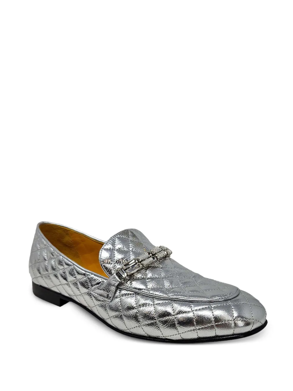 Madison.Maison Gevoerde loafers Zilver