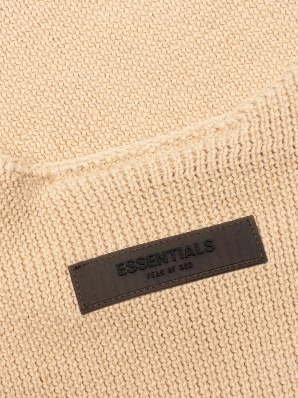 FEAR OF GOD ESSENTIALS KIDS Trui met logopatch Beige