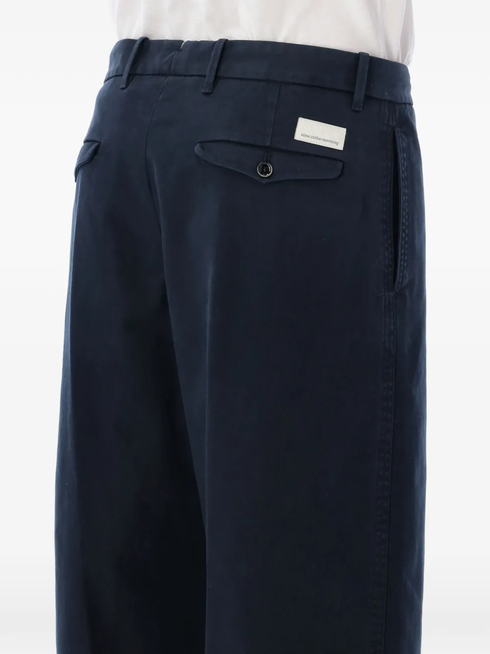 Nine In The Morning Thiago chino met logopatch Blauw