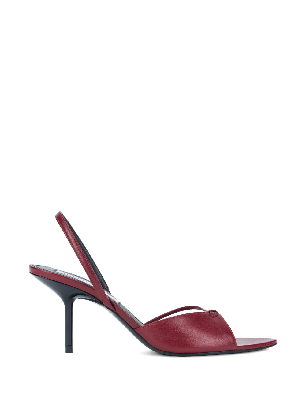 Victoria Beckham slingback leather sandals Rood