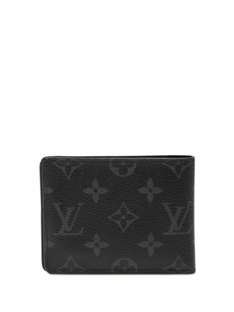 Louis Vuitton Pre-Owned Portafoglio Slender in tela Monogram Eclipse Reverse 2021-2025