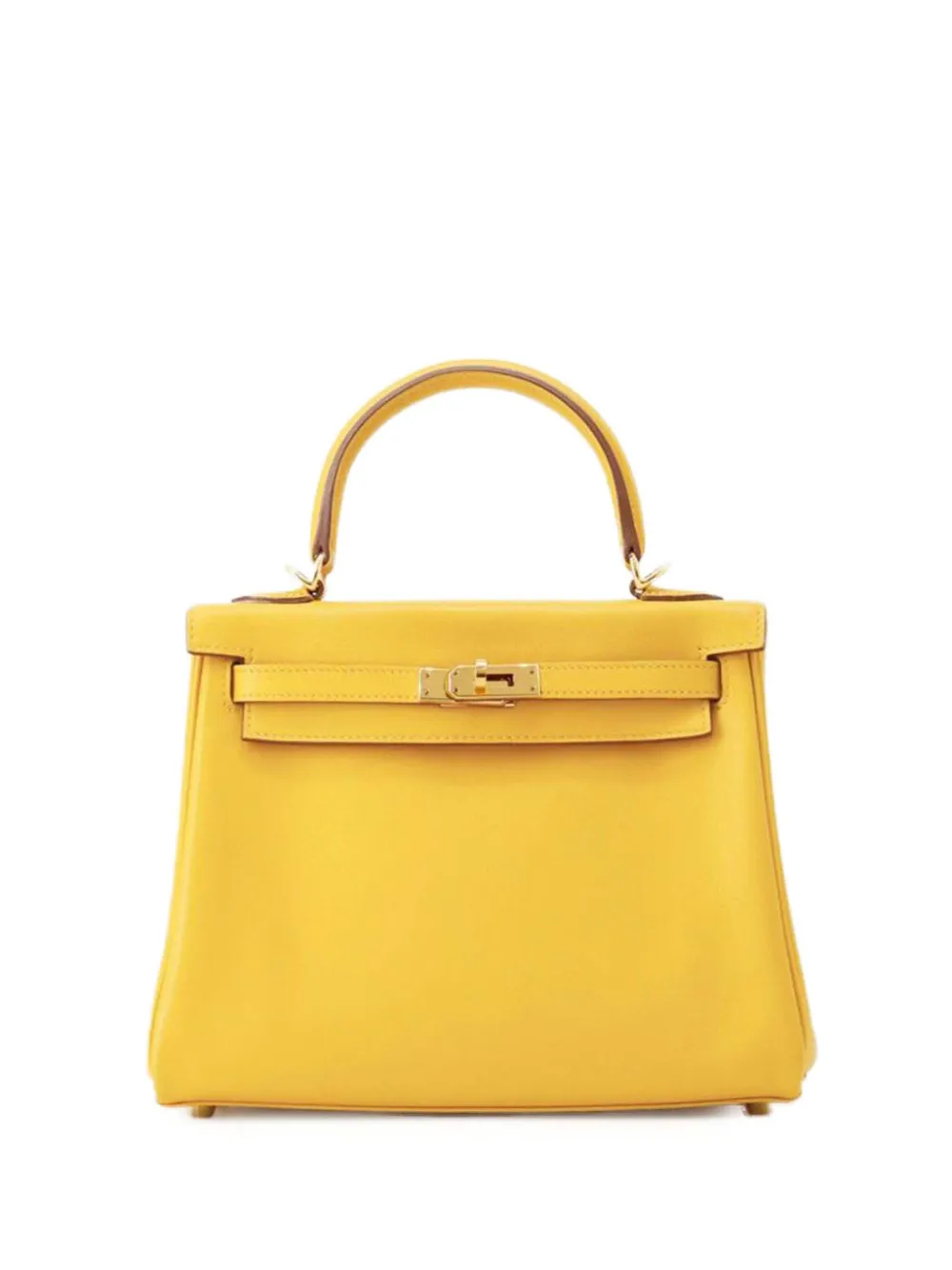 Hermès Pre-Owned 2018 Swift Kelly II Retourne 25 satchel - Gelb