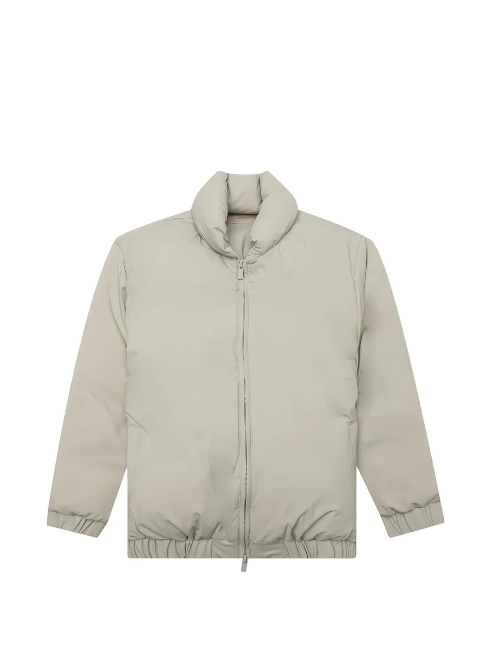 FEAR OF GOD ESSENTIALS KIDS zip puffer jacket - Toni neutri