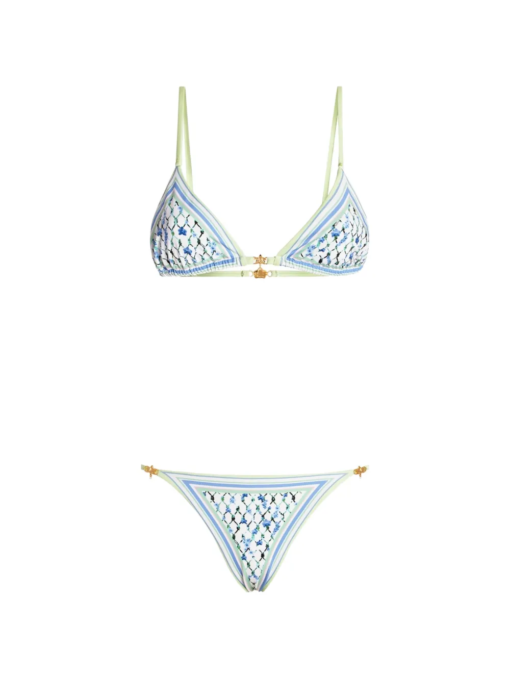 Genny Bikini con stampa - Blu