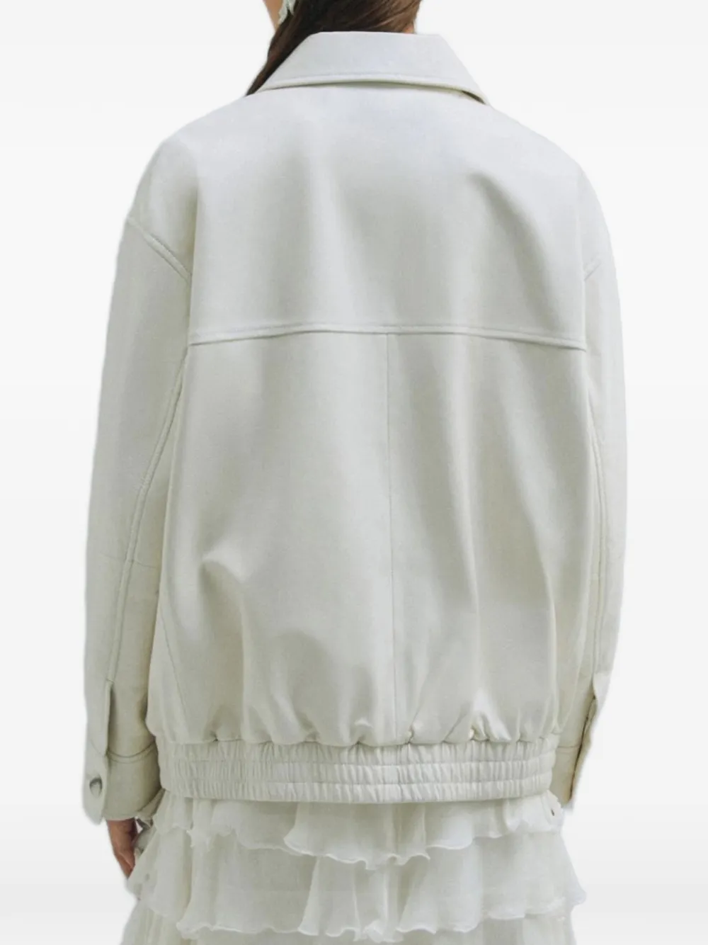  Marella Zip-up Jacket - White 