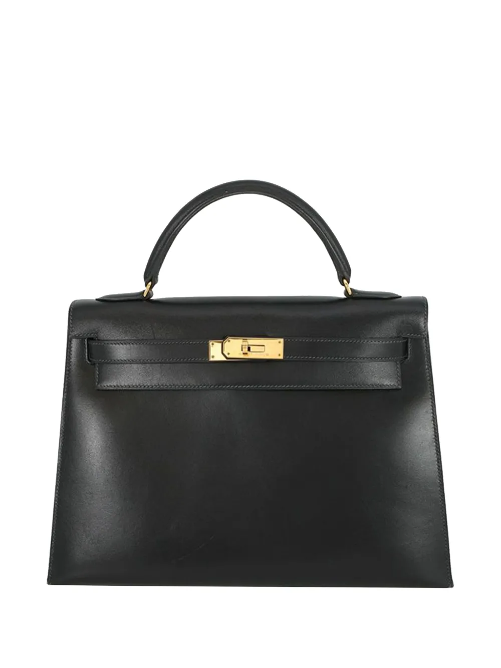Hermès Pre-Owned 1993 Box Calf Kelly Sellier 32 satchel - Nero