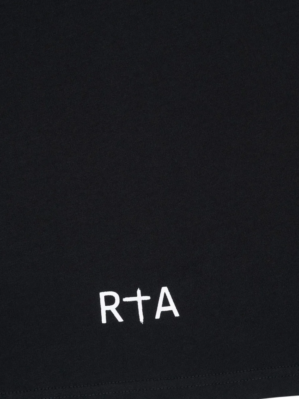RTA Liam T-shirt met logo Zwart