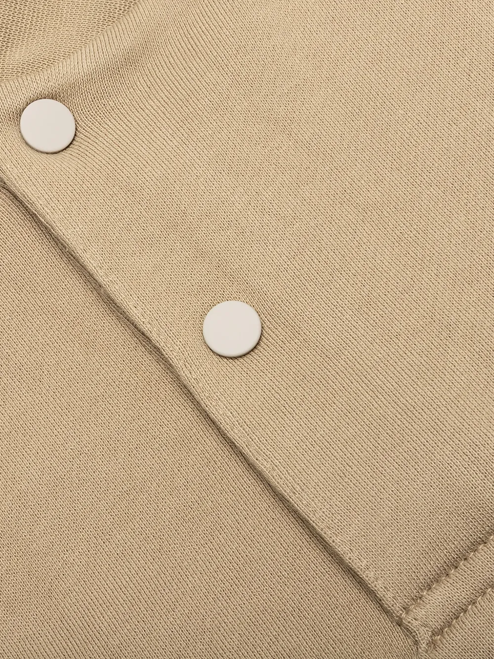 FEAR OF GOD ESSENTIALS logo-patch henley T-shirt Bruin