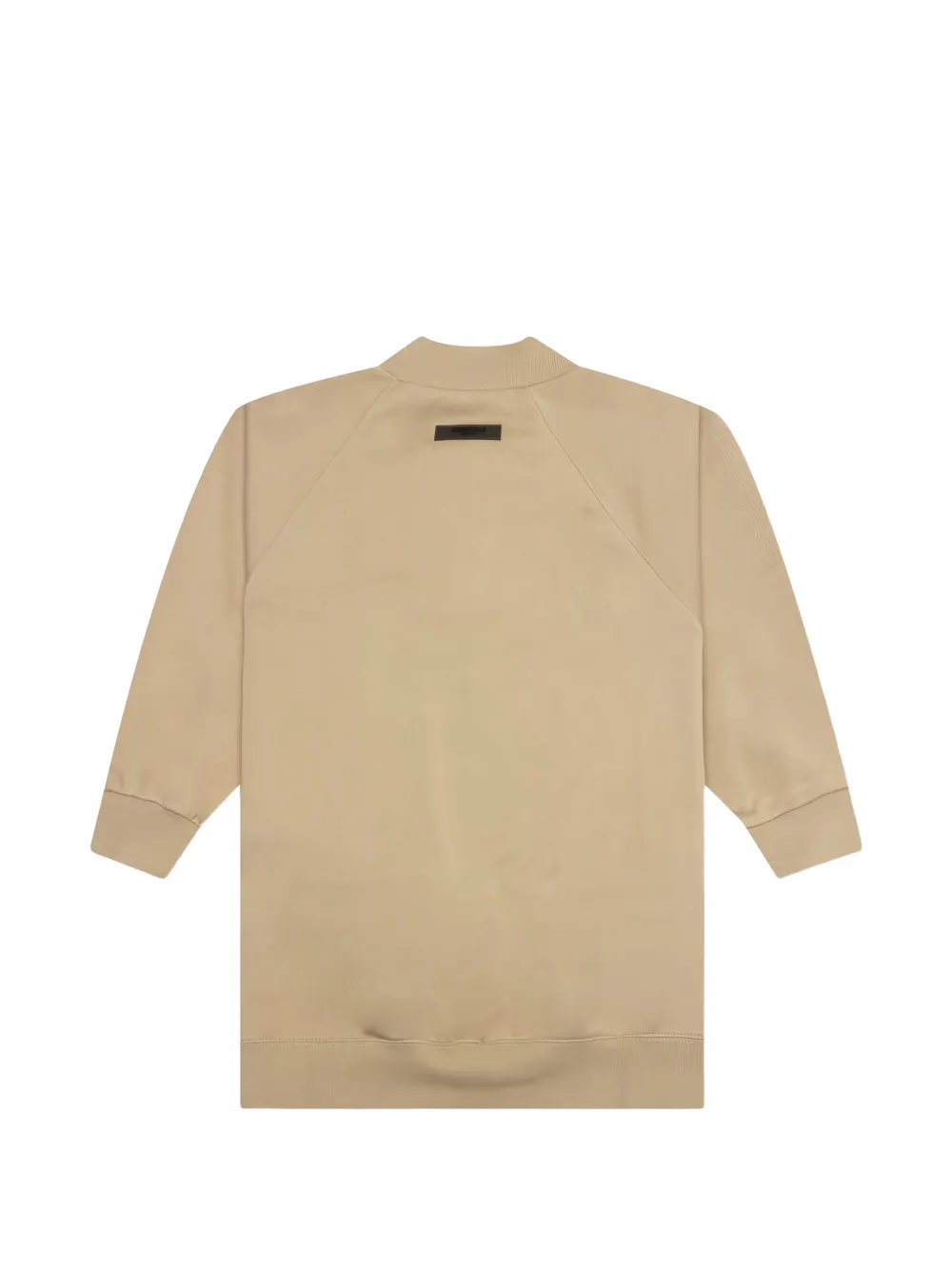 FEAR OF GOD ESSENTIALS logo-patch henley T-shirt Bruin
