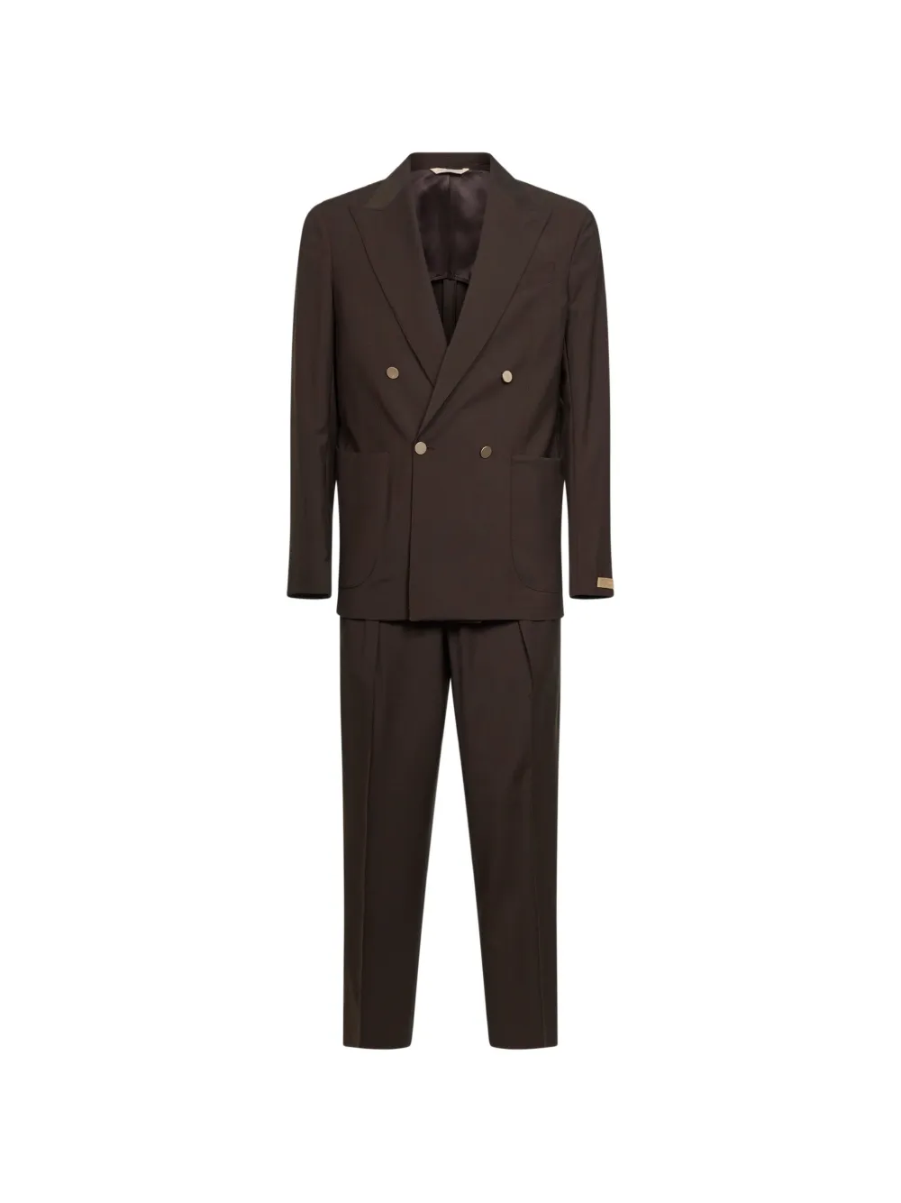 Briglia 1949 double-breasted suit - Marrone
