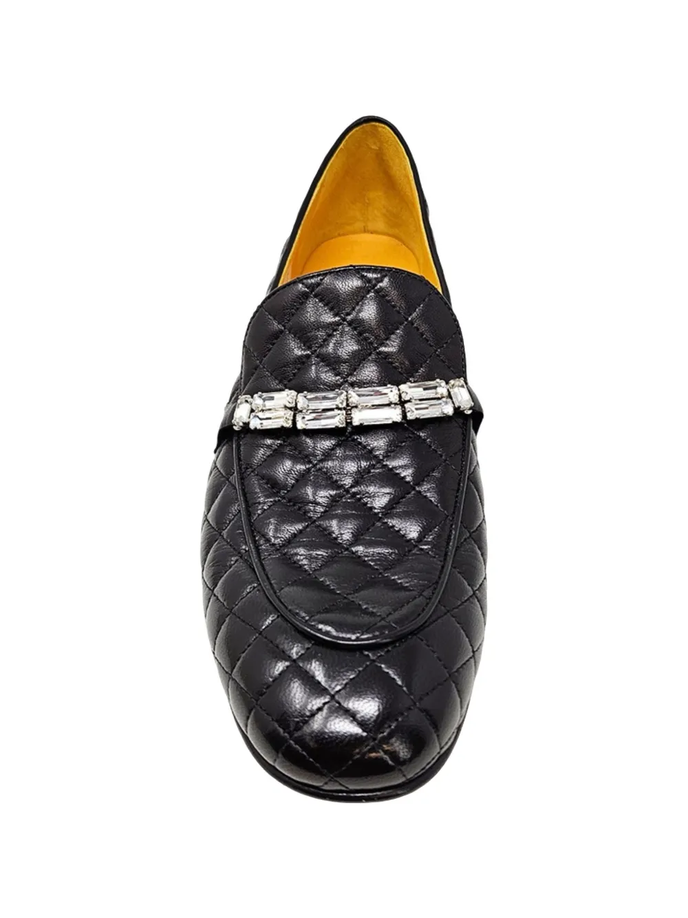 Madison.Maison quilted loafers Zwart