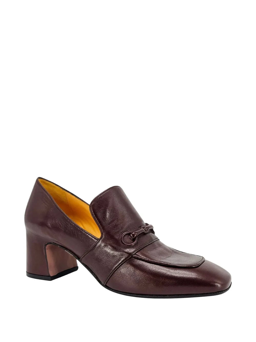 Madison.Maison hidden-bit leather loafers Bruin
