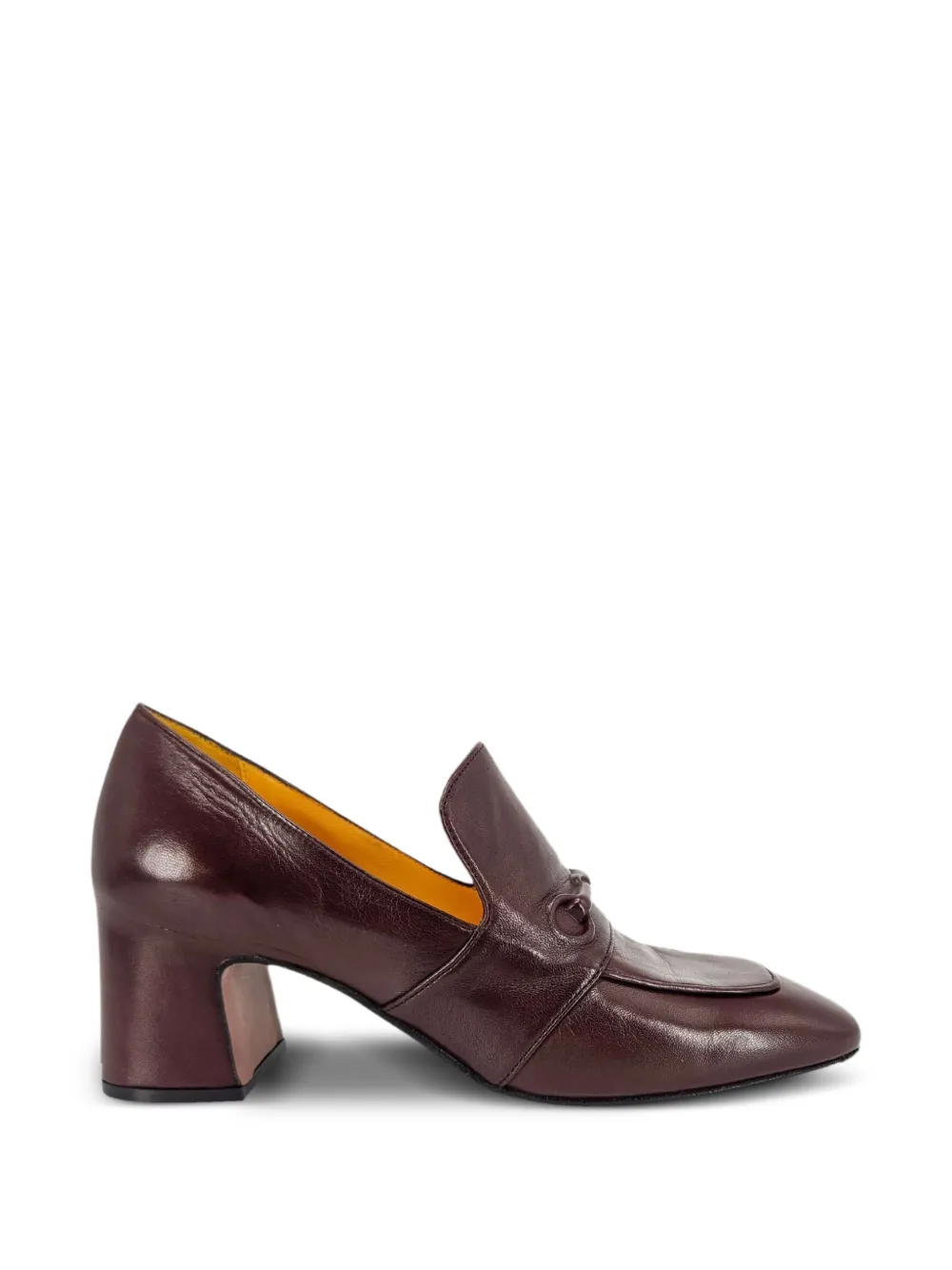 Madison.Maison hidden-bit leather loafers - Brown