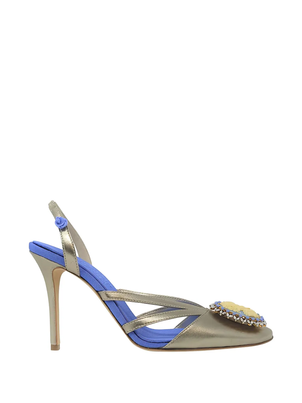 Madison.Maison Cameo slingback pumps Goud