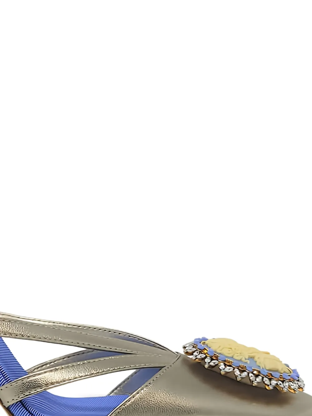  Madison.maison Cameo Slingback Pumps - Gold 