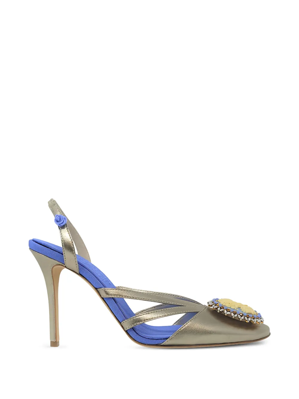 Madison.Maison Cameo slingback pumps - Oro