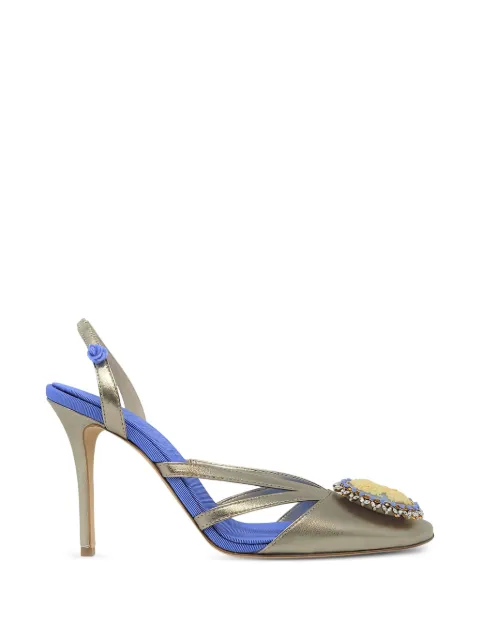 Madison.Maison Cameo slingback pumps