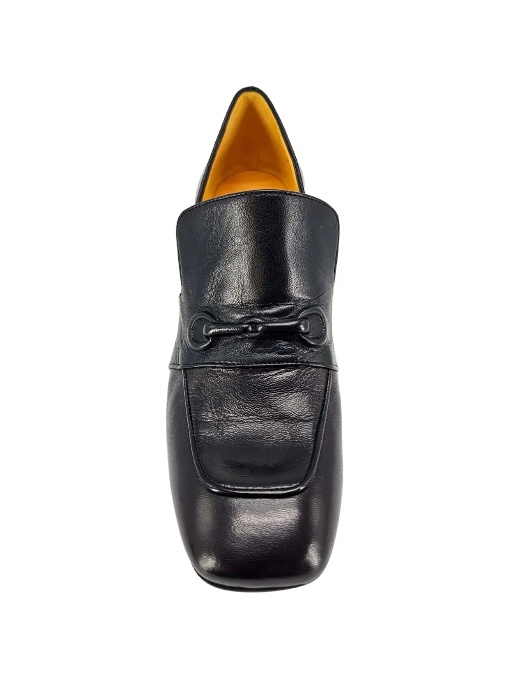 Madison.Maison Leren loafers met verborgen bit Zwart