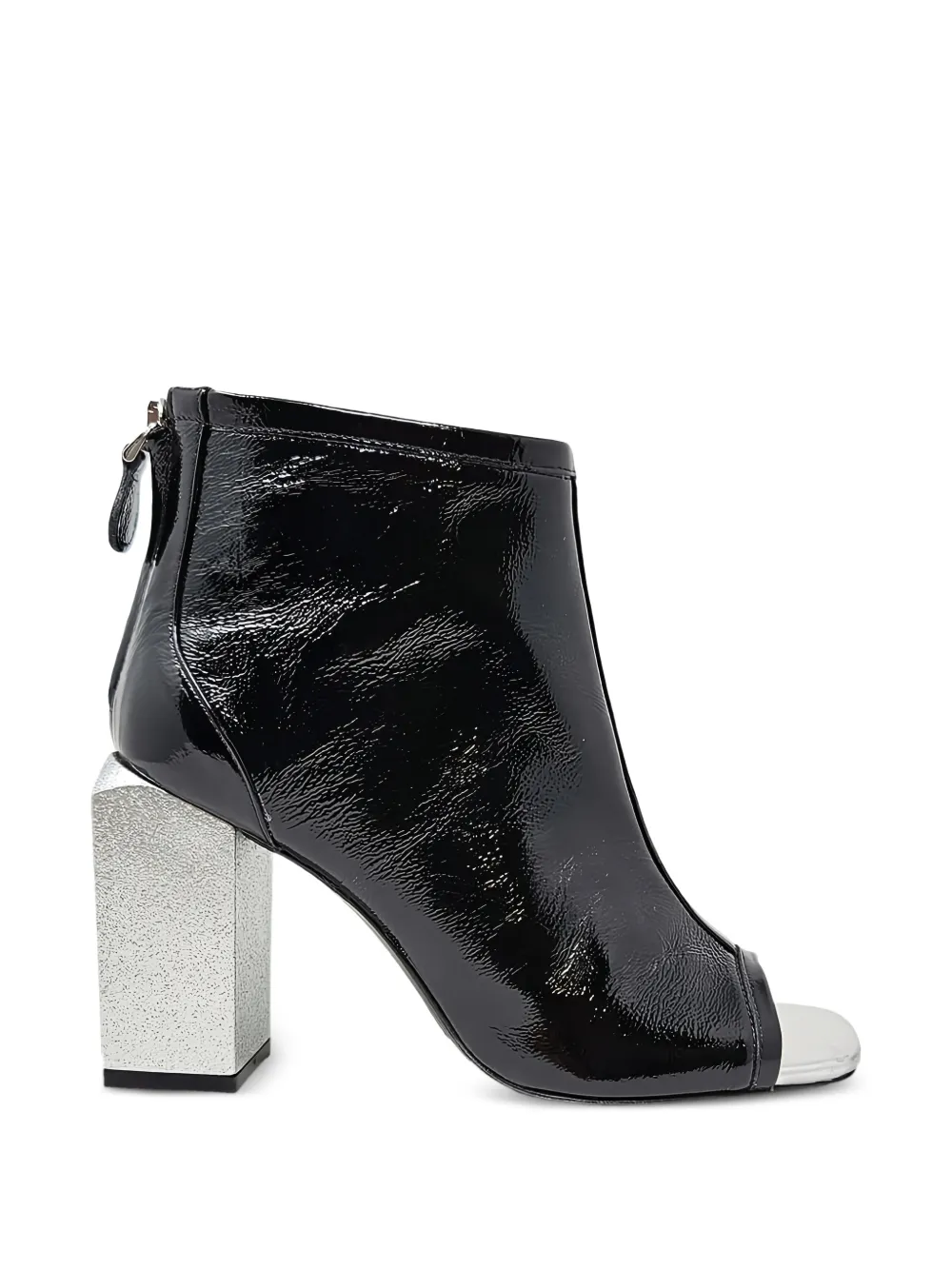 Madison.Maison Fatima open-toe ankle boots - Nero