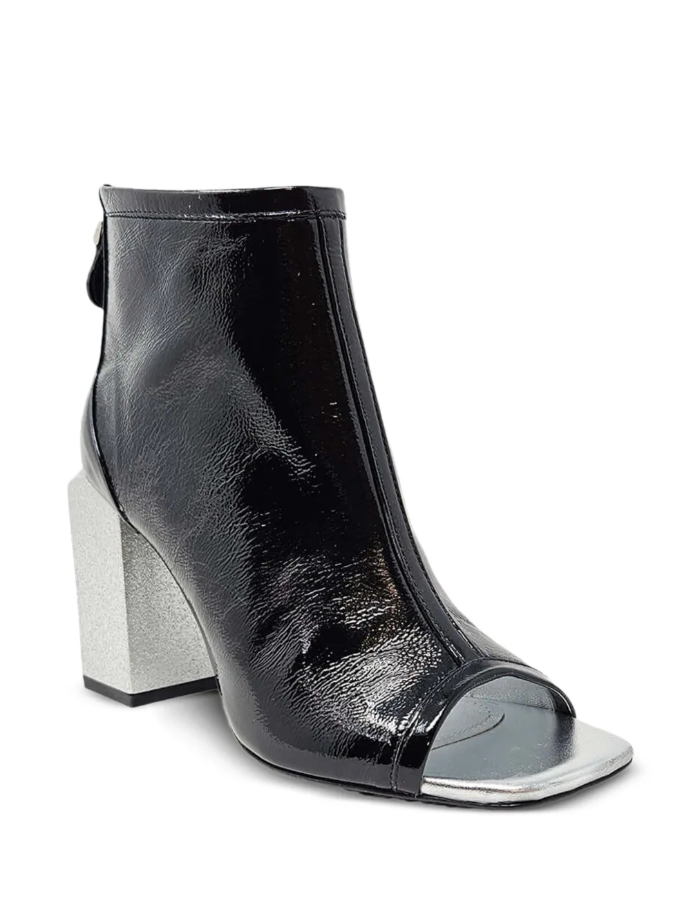 Madison.Maison Fatima leren laarzen Zwart