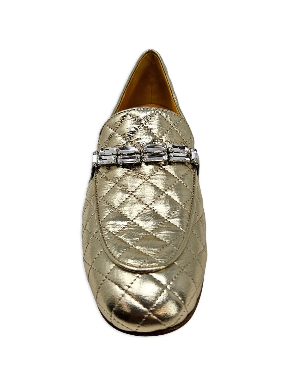 Madison.Maison quilted loafers Goud