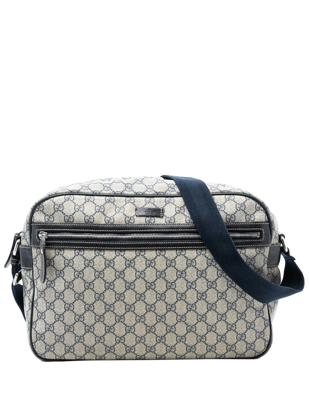 Gucci Pre-Owned 2016-2025 GG Supreme crossbody bag - Blu