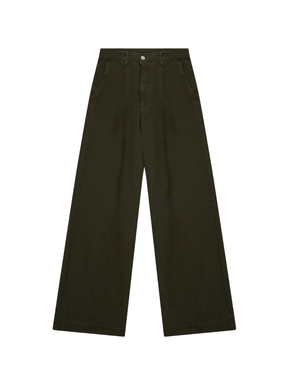 Nine In The Morning pleated wide-leg trousers - Verde