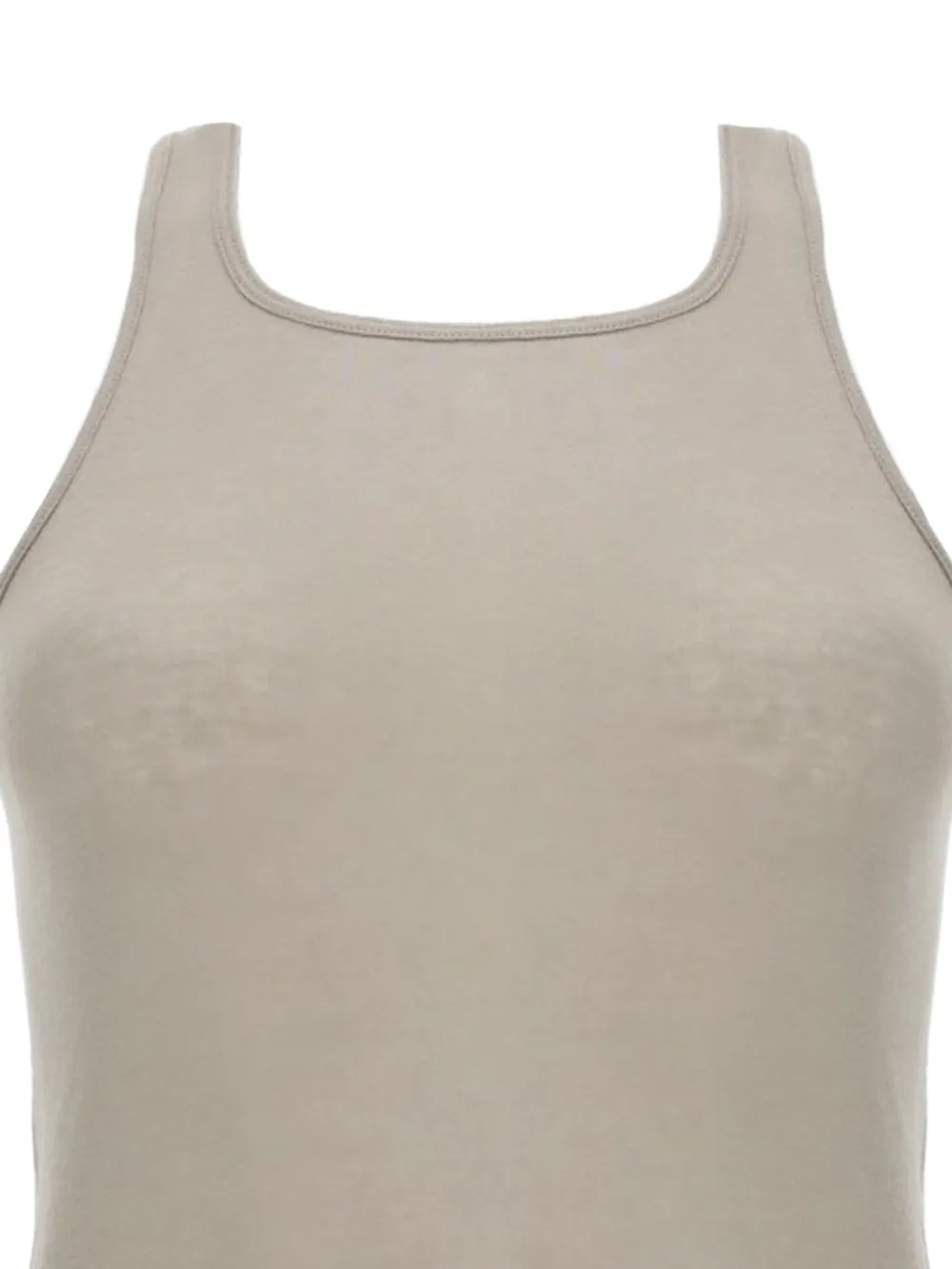 Rick Owens Tanktop met diepe ronde hals Beige