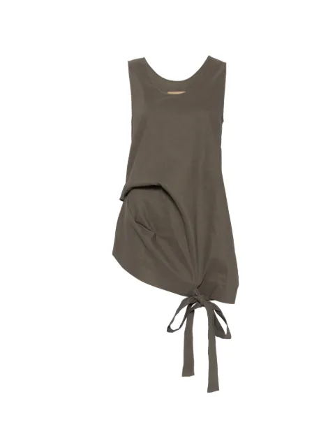 Uma Wang knot tie blouse