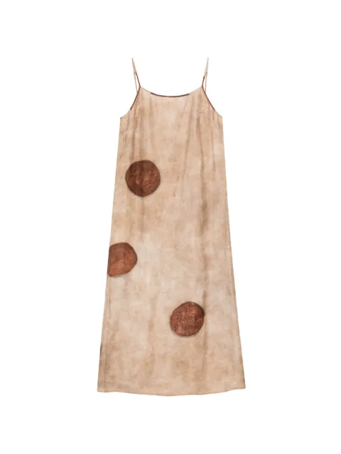 Uma Wang Vestido midi Anaya com poás