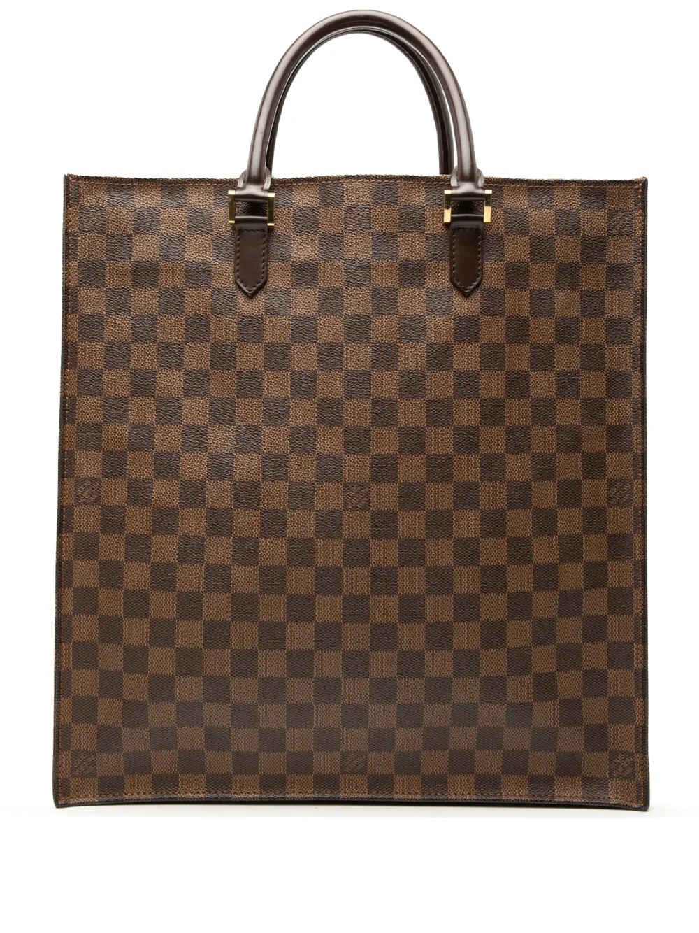 Louis Vuitton Pre-Owned 2004 Damier Ebene Sac Plat tote bag - Brown