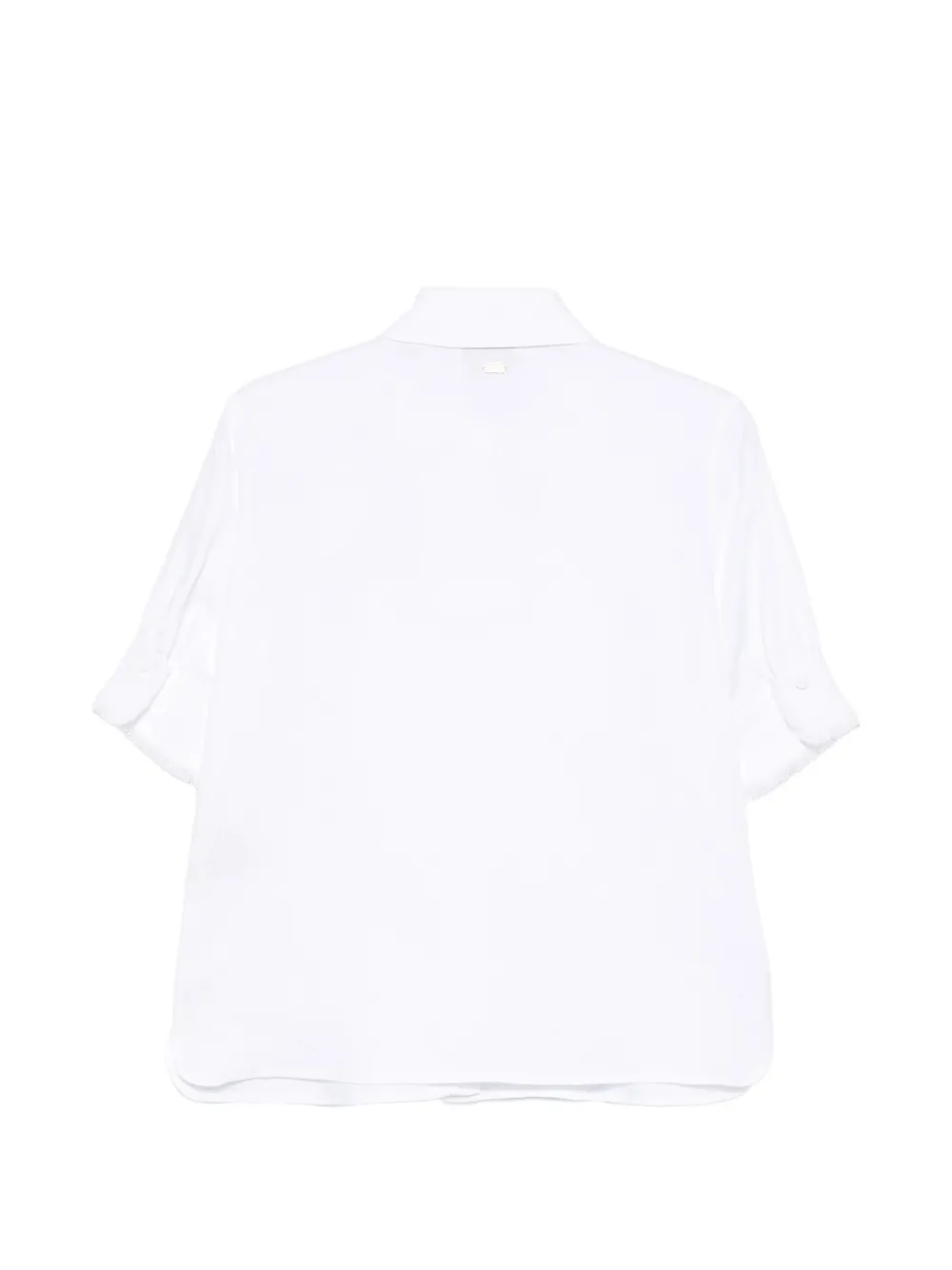  Agnona Camisa Con Flecos - Blanco 
