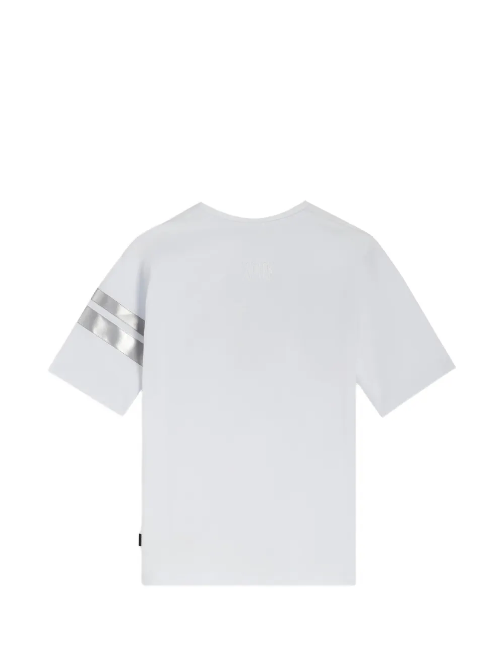 Gcds Kids Gestreept T-shirt Wit
