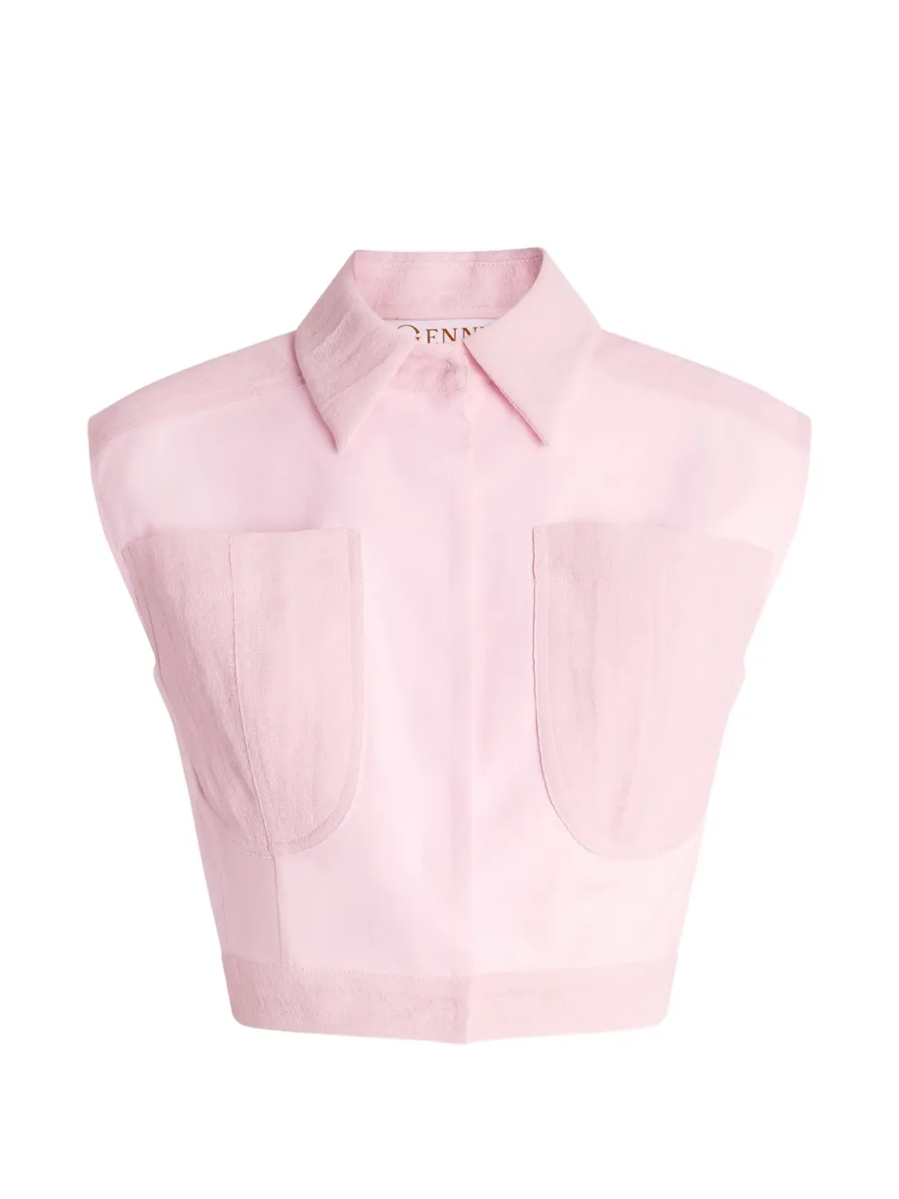 Genny pocket sleeveless top - Rosa
